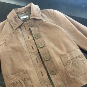 100% Genuine Brown Leather Jacket